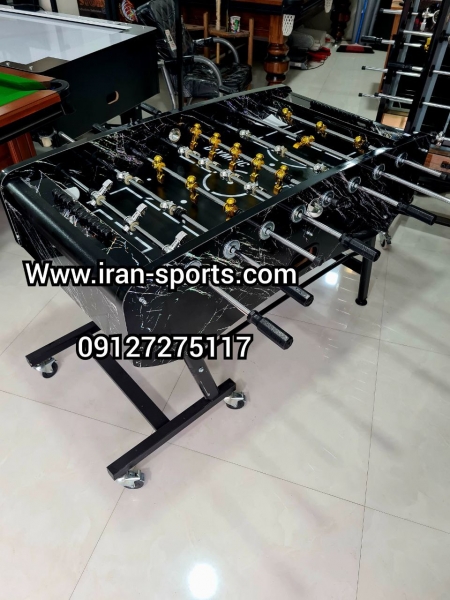 فوتبال دستی تاشو های گلاس کف چوبی