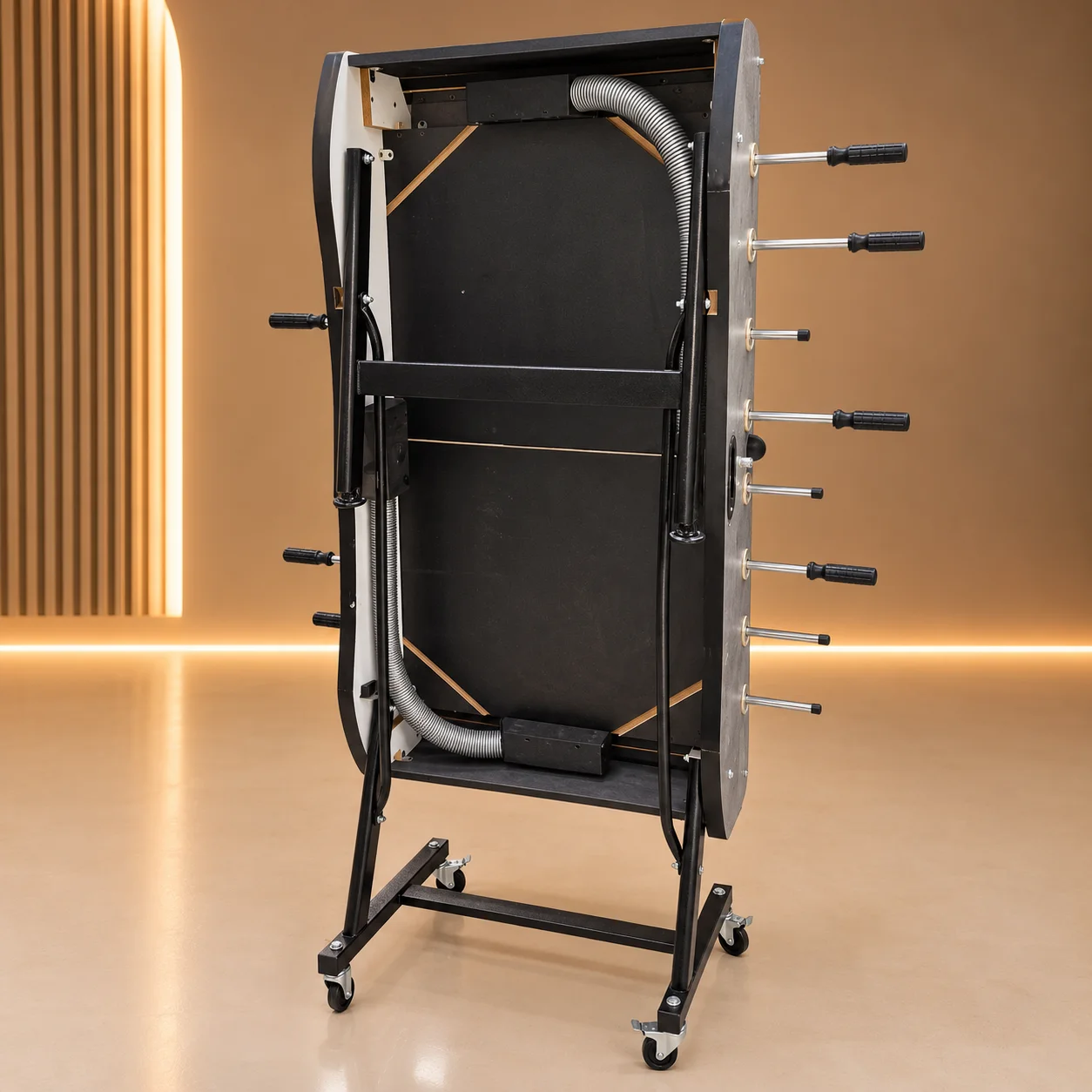 فوتبال دستی تاشو S13 MDF بدنه مشکی