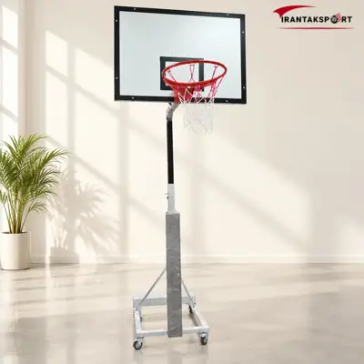پایه بسکتبال ضدآب چهارچرخ